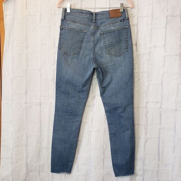 LUCKY BRAND Bridgette Skinny Raw Hem Ankle Jeans 6/28 - Picture 7 of 9
